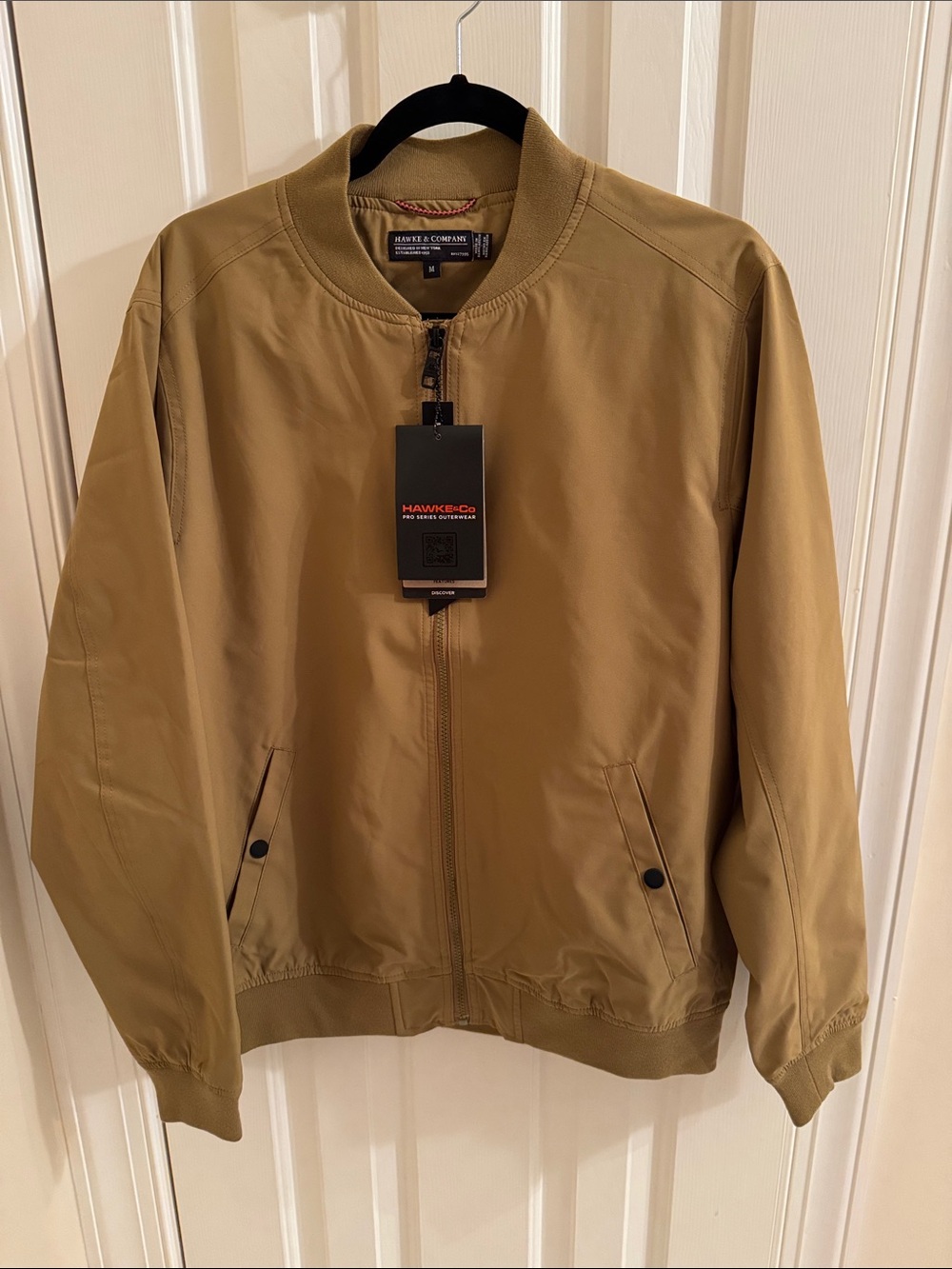 Hawke & Co Men's size medium Khaki Jacket HMP3633BU NWT